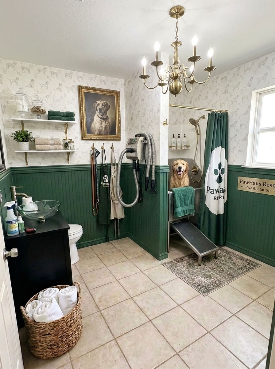 Dog Spa · wash station