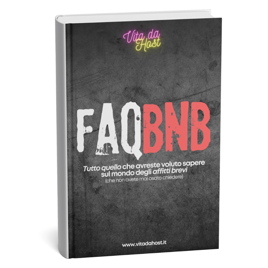 Ebook FaqBnb 2026 — Vita da Host (mockup 3D)
