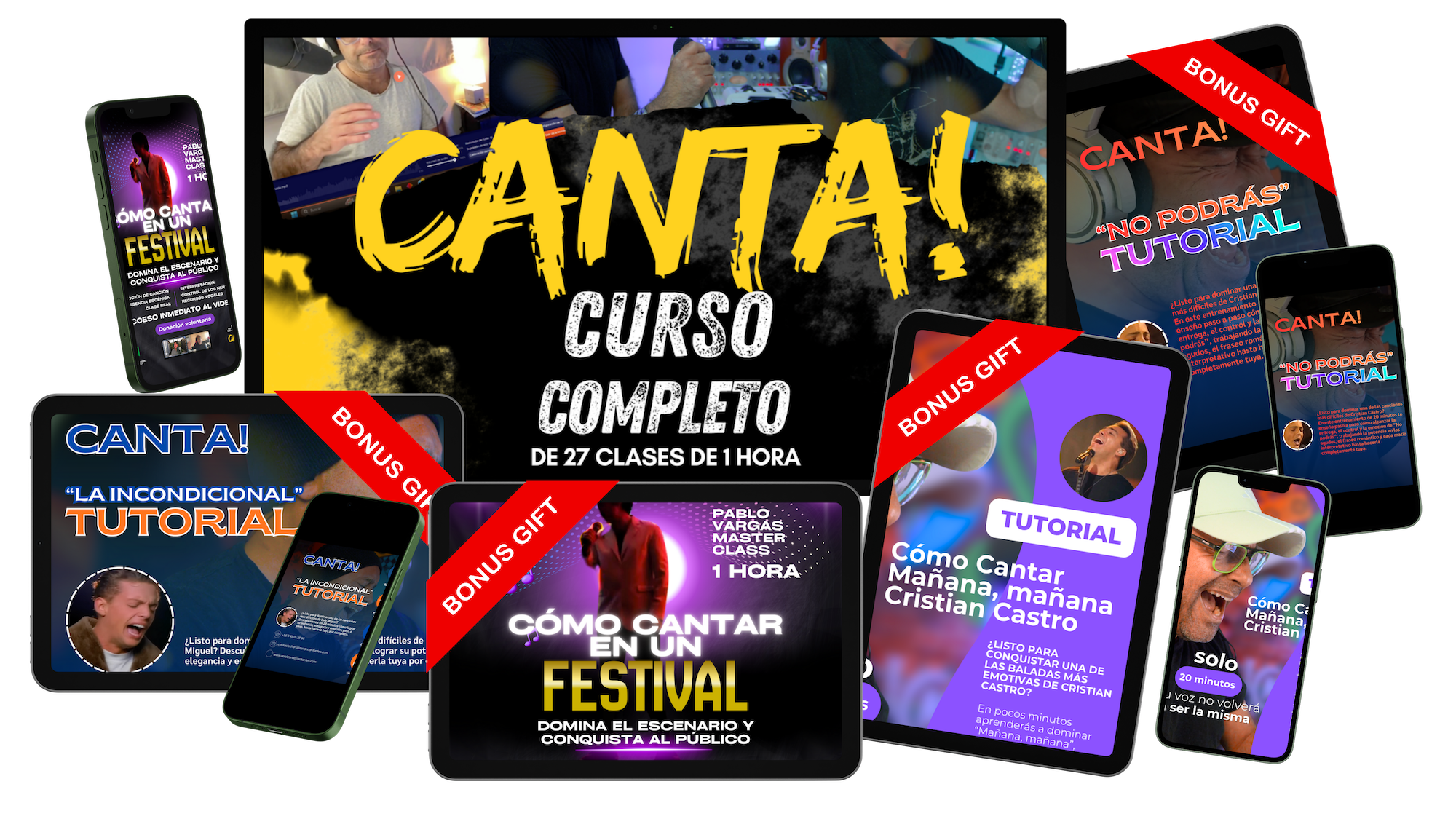 Curso Canta - Curso completo de 27 clases