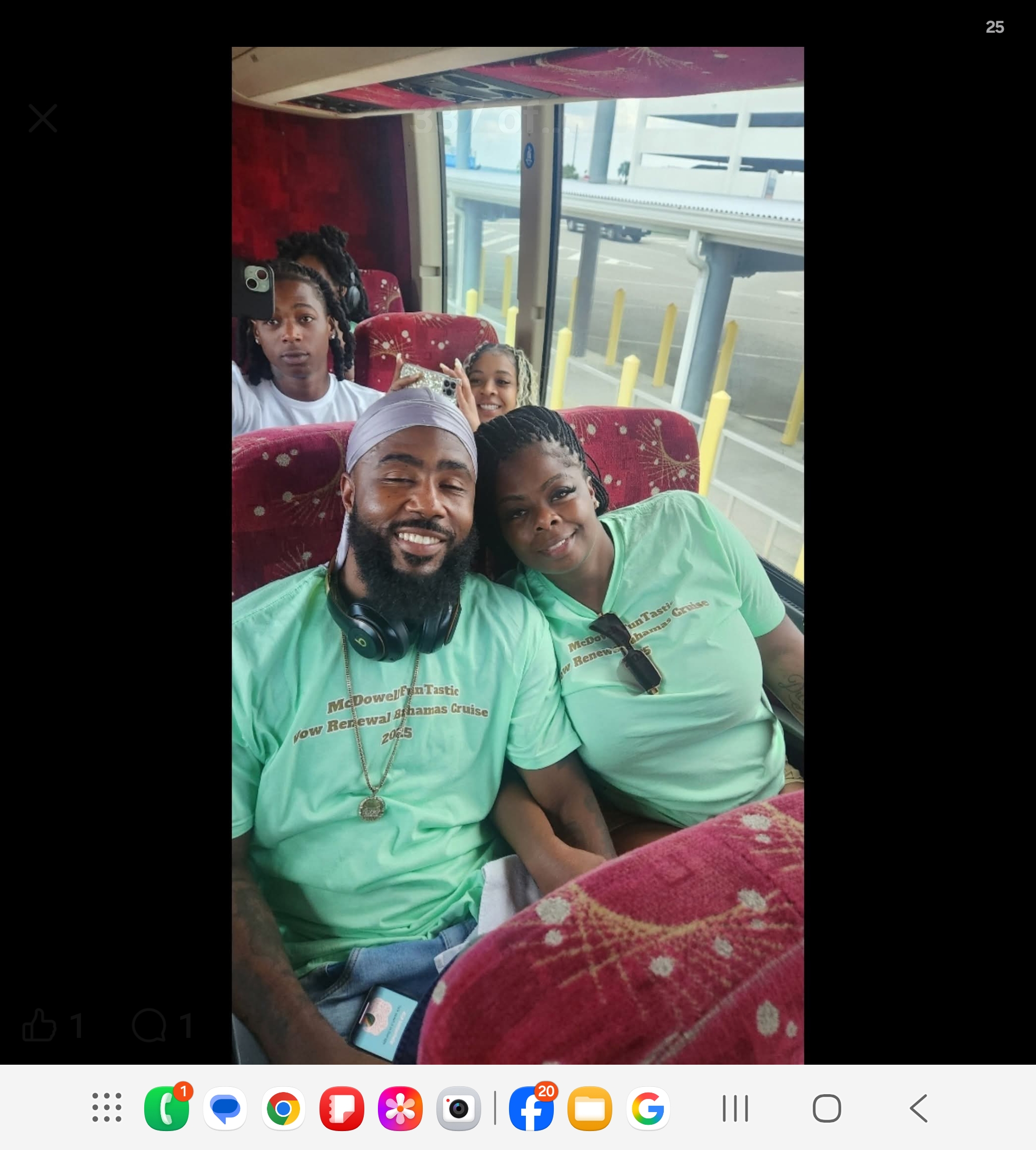Matching Tees · Bus to the Port