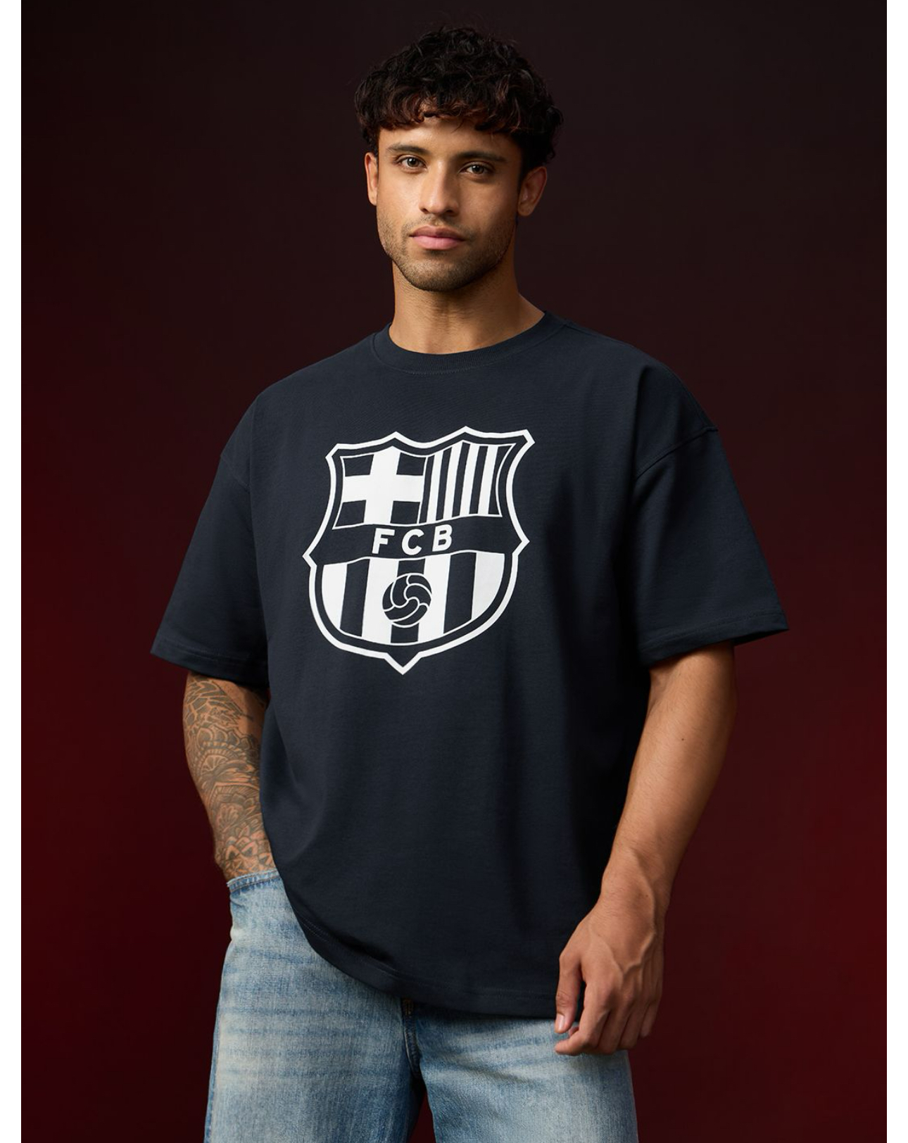 FCB Heritage Oversized Football Tee 3