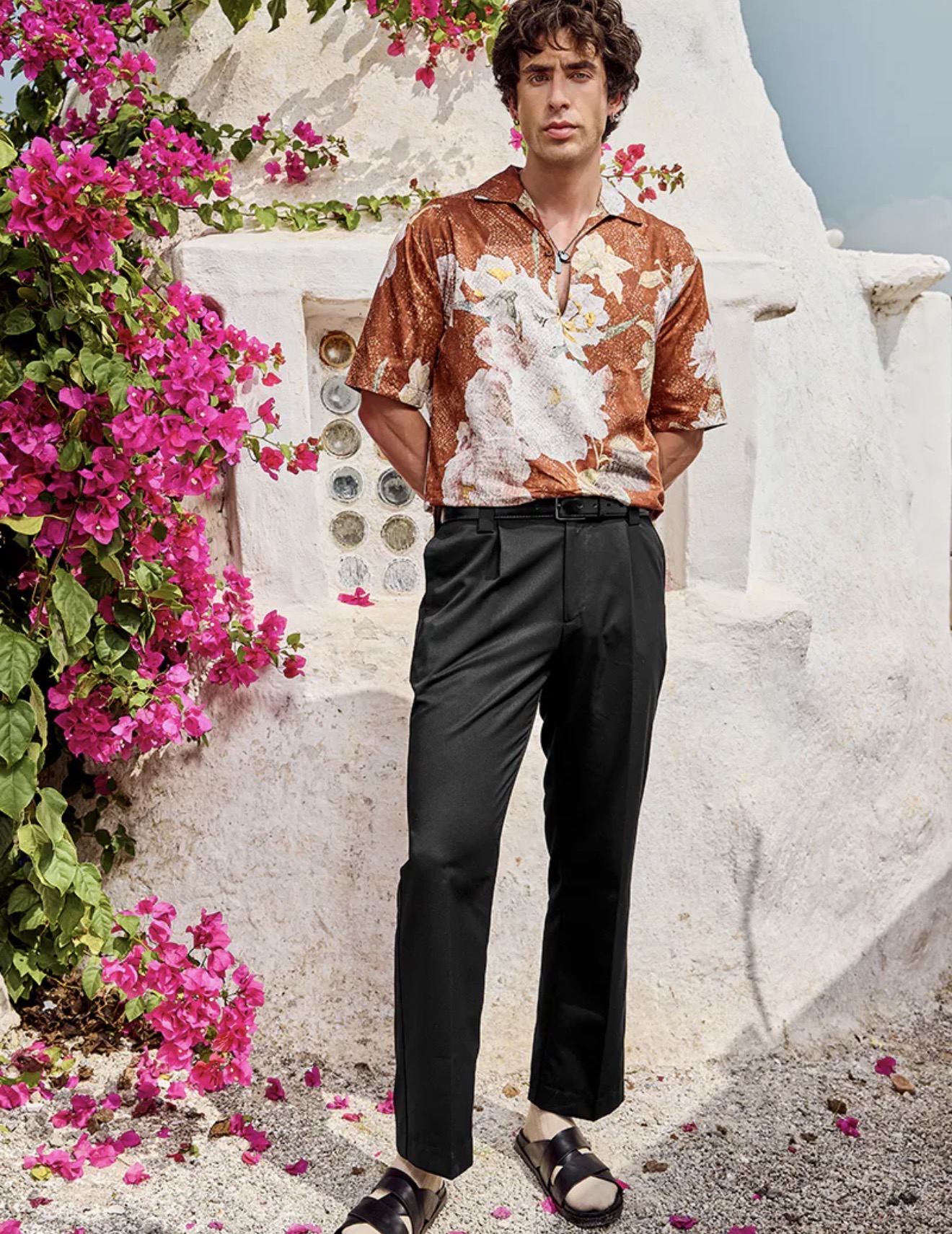 Terracotta Bloom Cuban Shirt 2