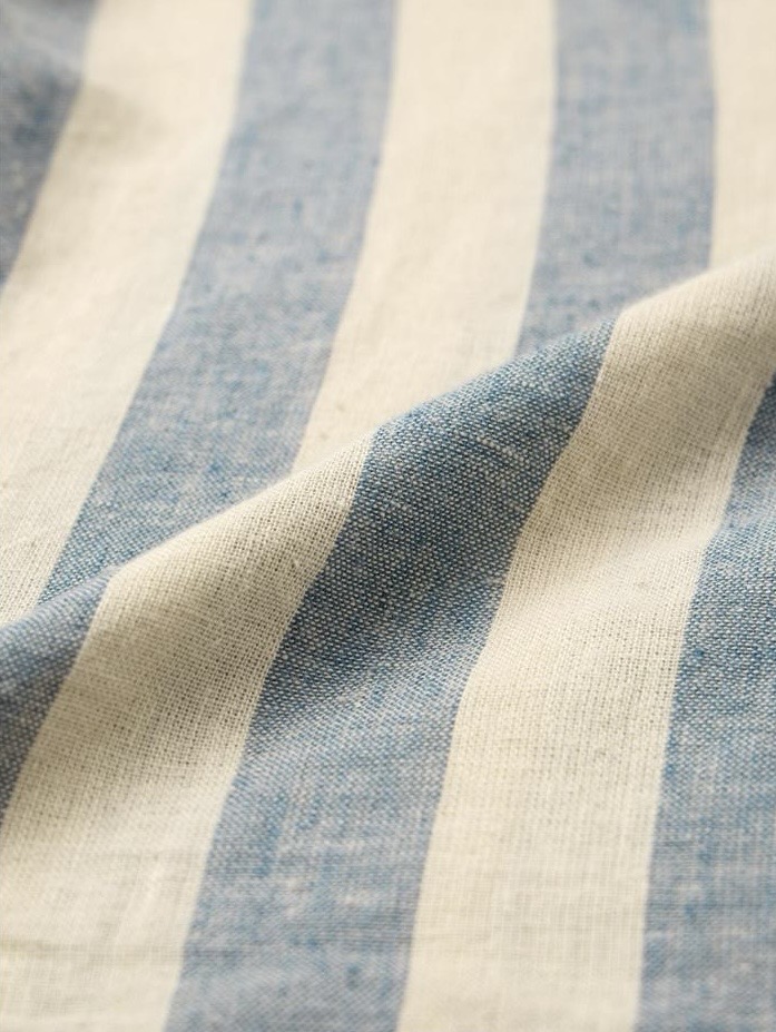 Coastal Breeze Striped Linen Shirt 4