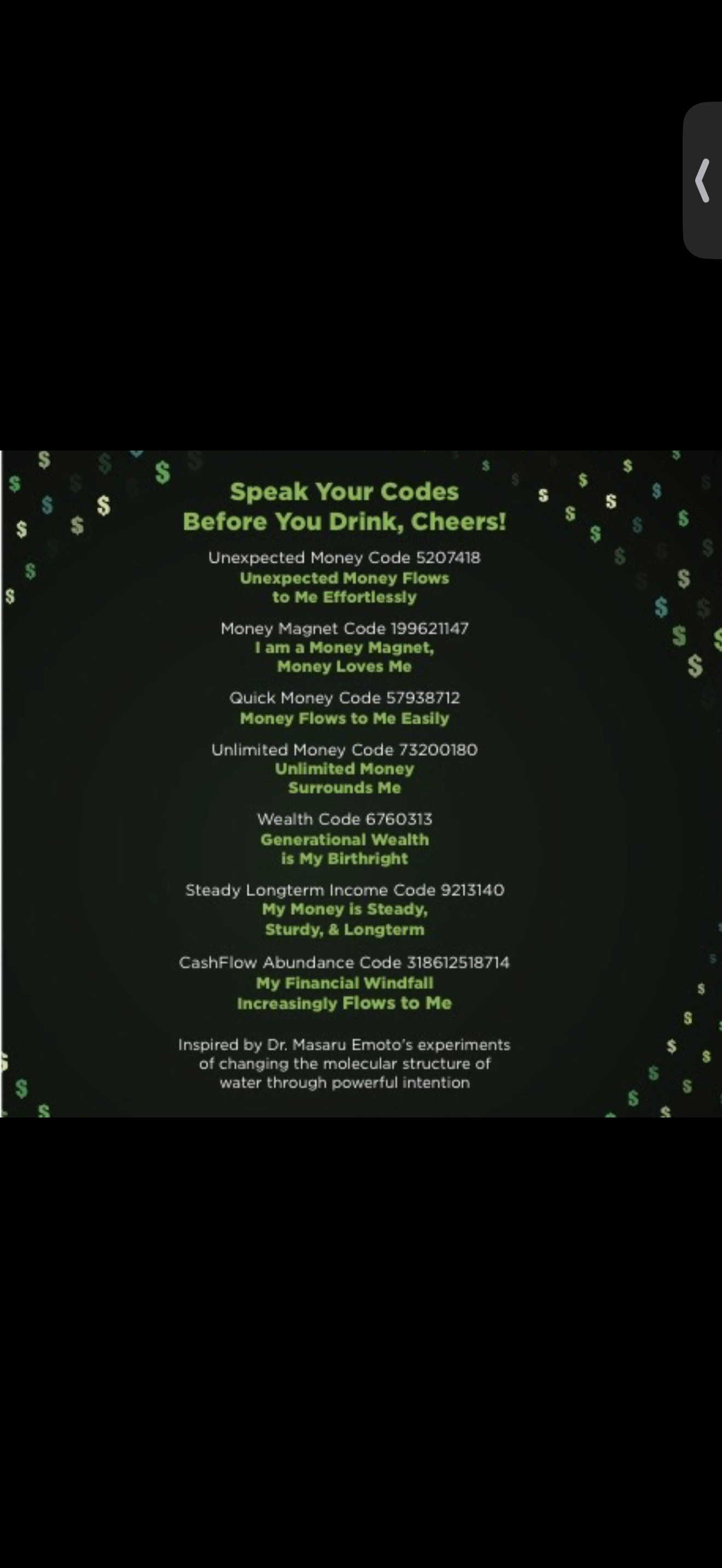 Speak Your Codes Before You Drink
