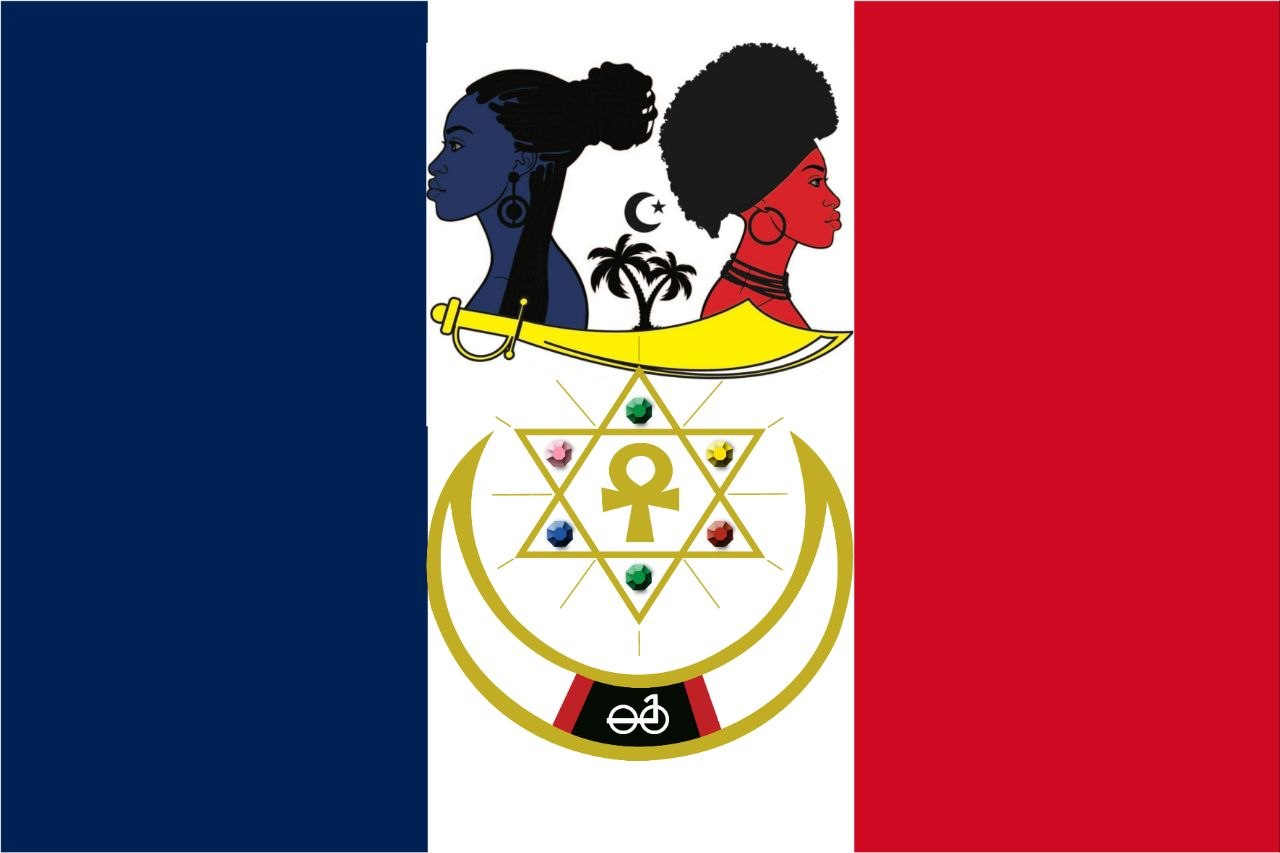 Flag of Casablanca Republic of Morocco