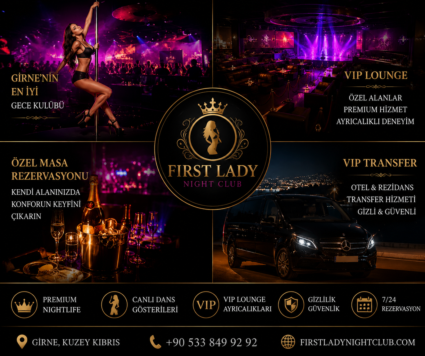 First Lady Night Club Services - VIP Transfer Reservation
