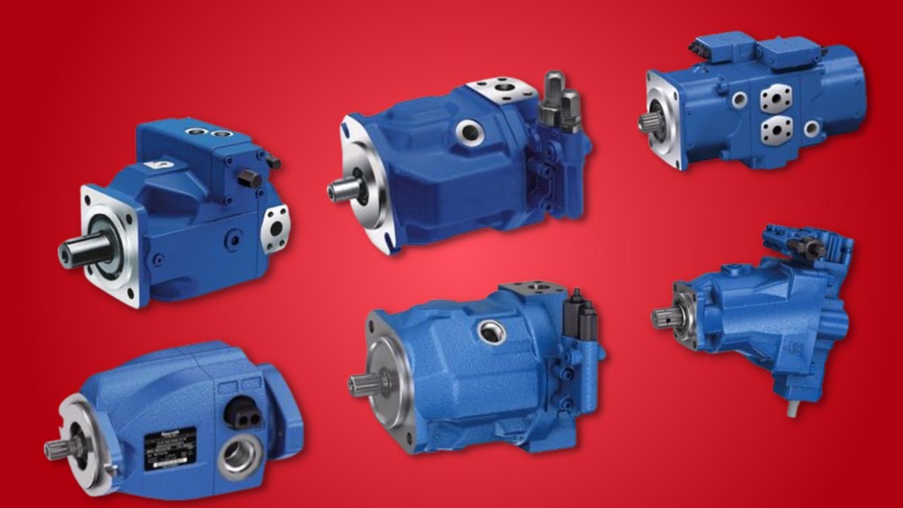 Rexroth Blue Hydraulic Pump 4