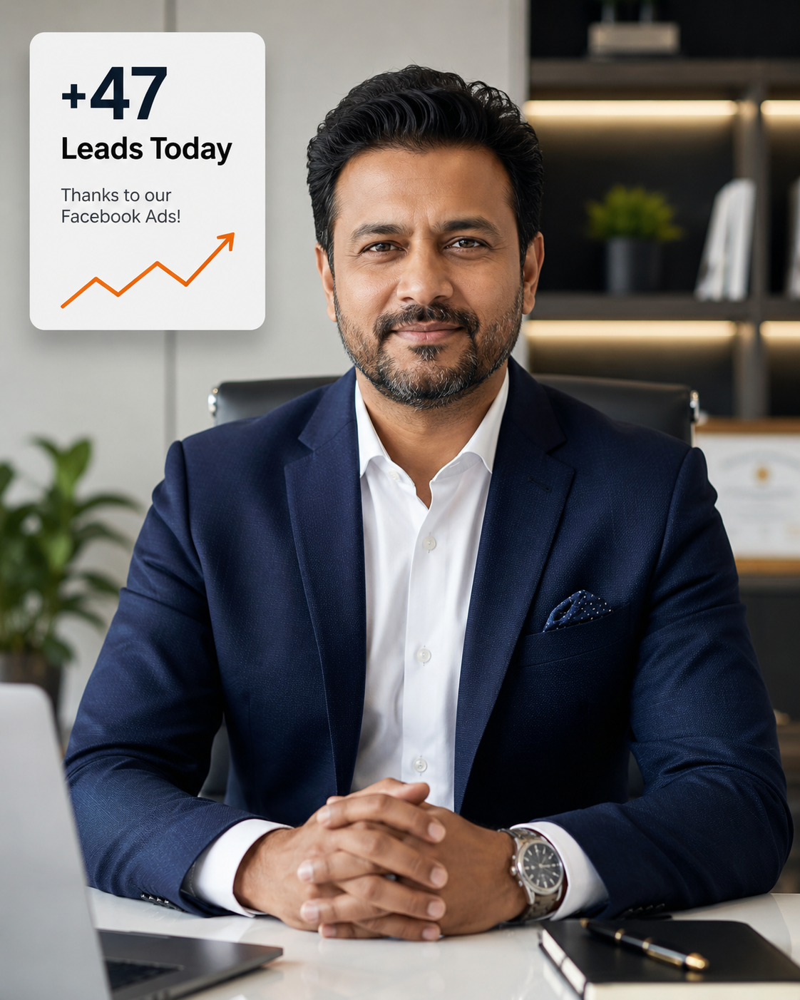 LIC Development Officer growing leads with WEBSOUK Facebook Ads