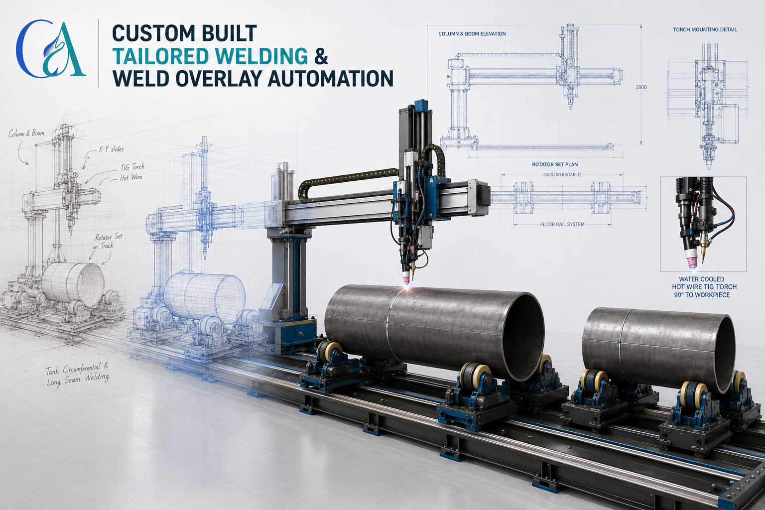 Custom Built Tailored Welding & Weld Overlay Automation
