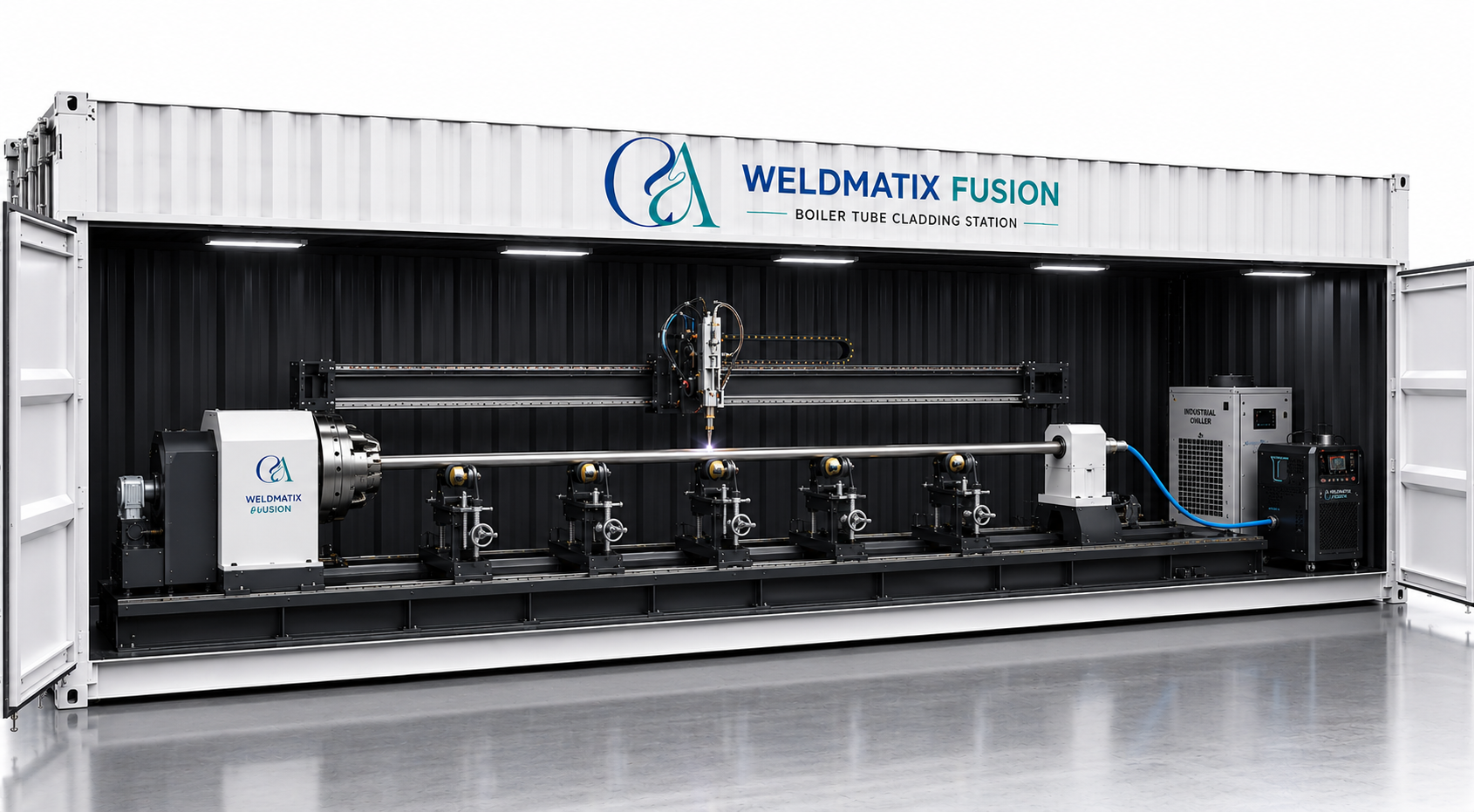 Boiler Tube Cladding Station