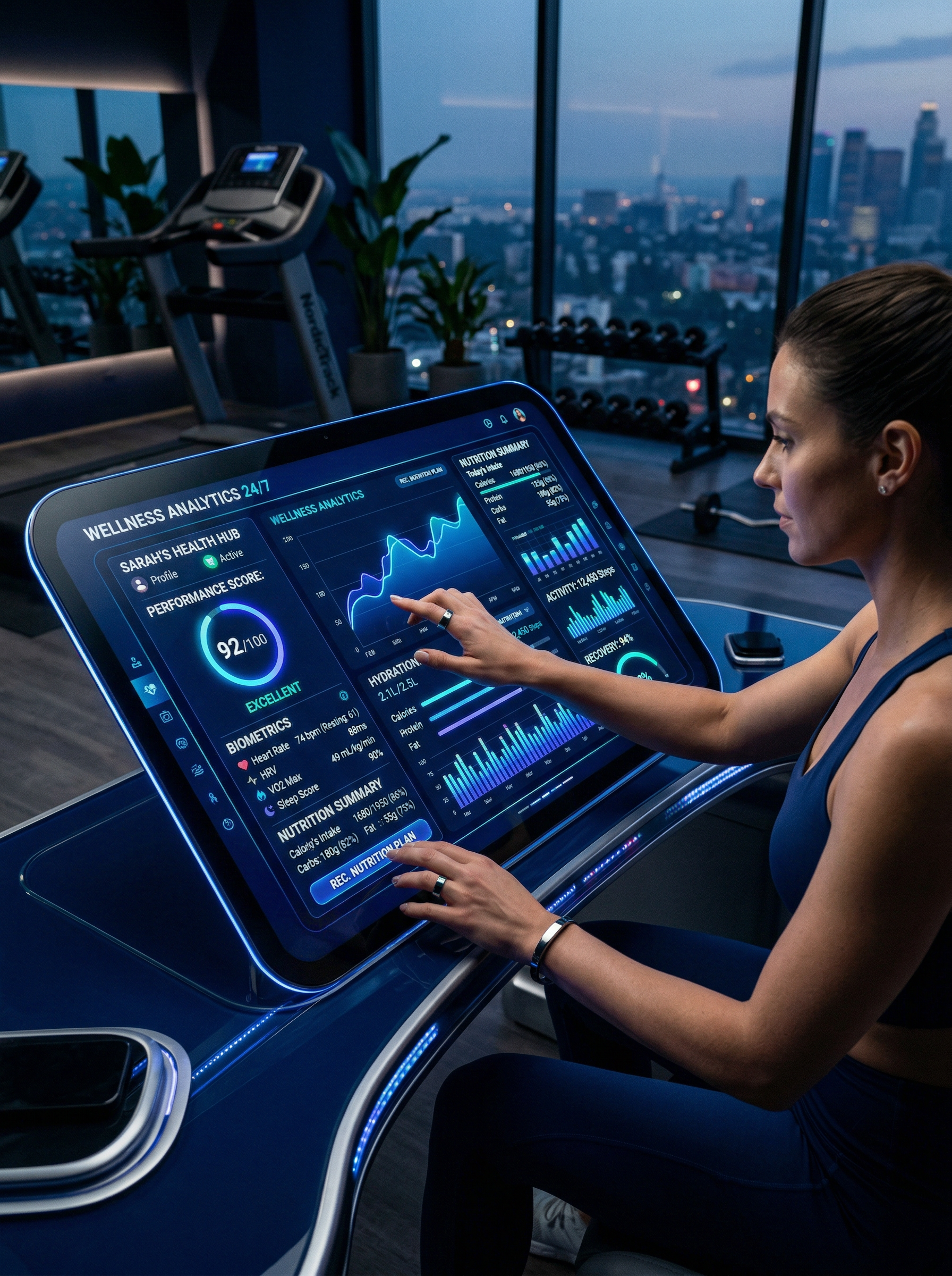 CPI Domain selection on wellness analytics dashboard