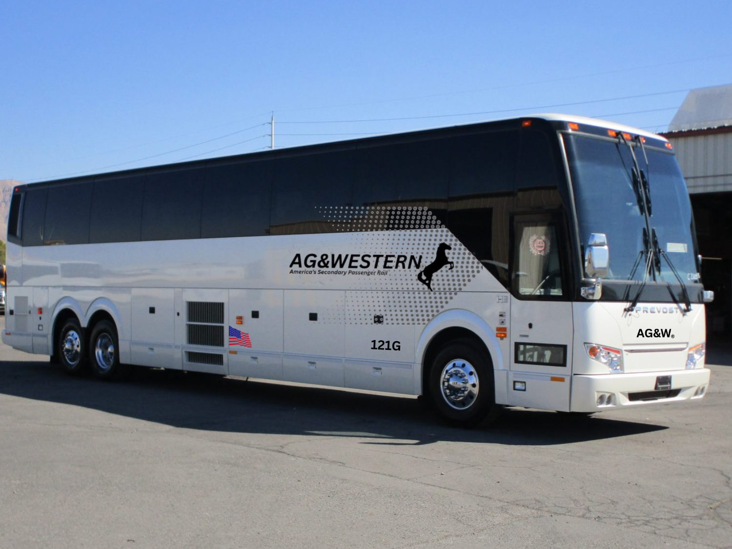 AG&WESTERN Thru-Way Bus 121G