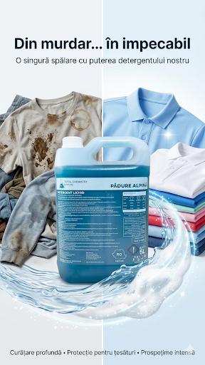 PACHET XXXL DETERGENT LICHID PREMIUM 3×5L - Lavandă + Pădure Alpină + Glamour - imagine 7