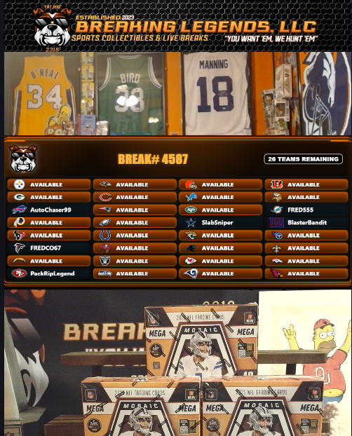 Break Team Owner Widget