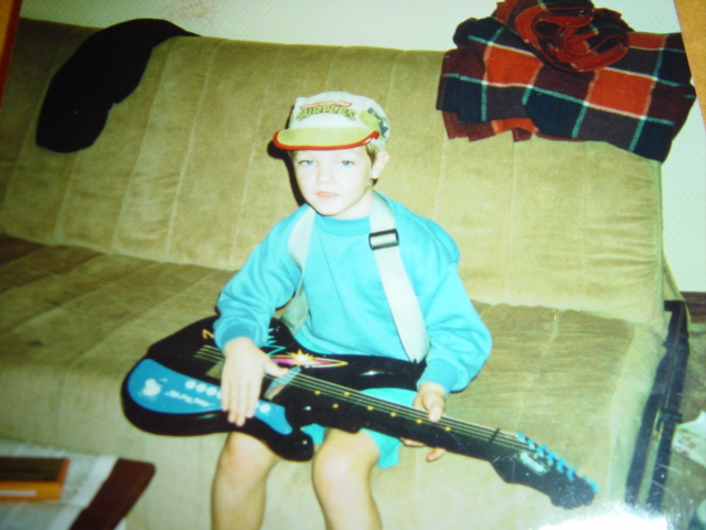 The first guitar.