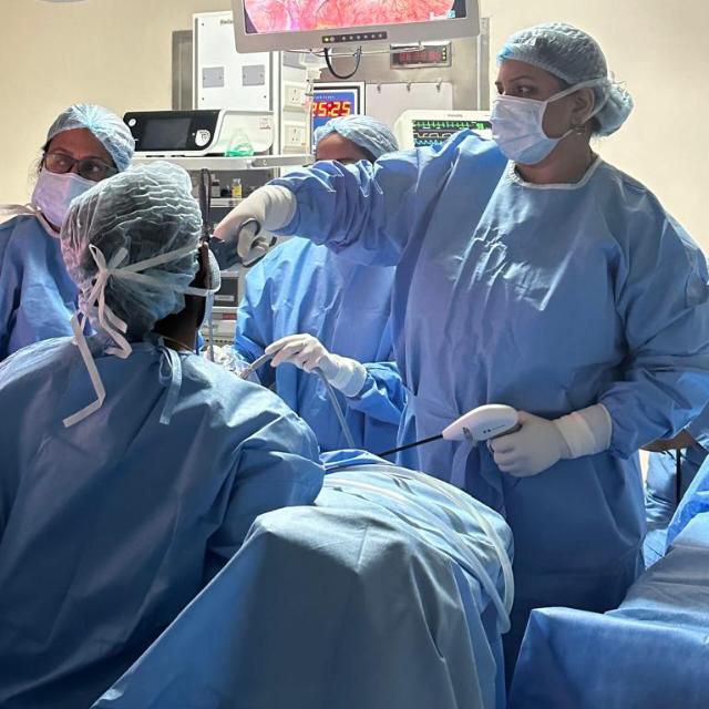 Laparoscopic Surgery in Progress