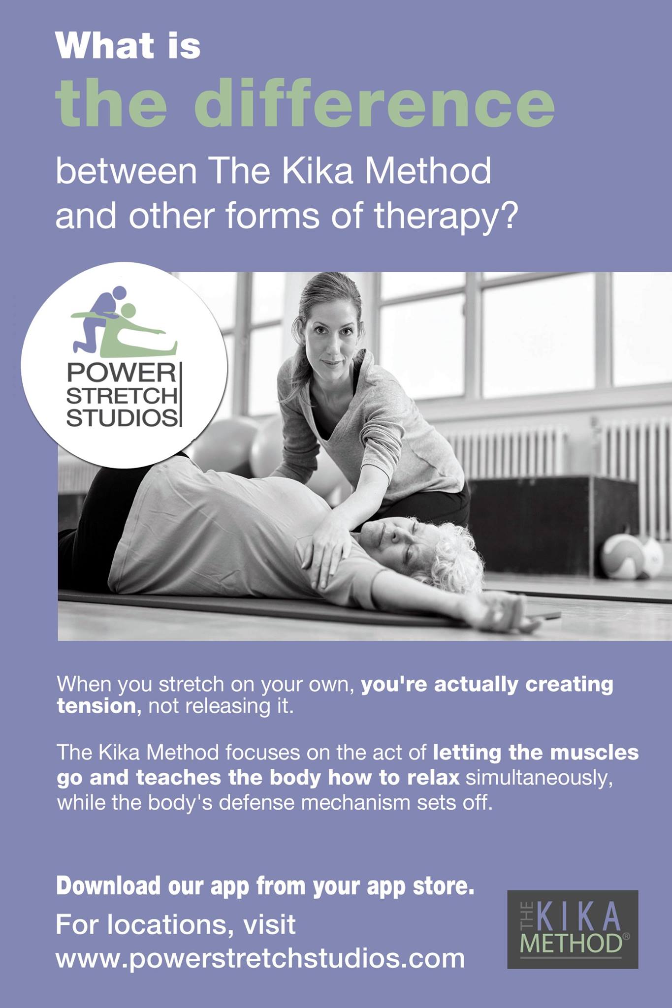 The Kika Method vs. Other Therapies — Educational Infographic