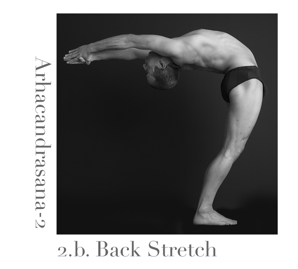 Arhacandrasana — Back Stretch