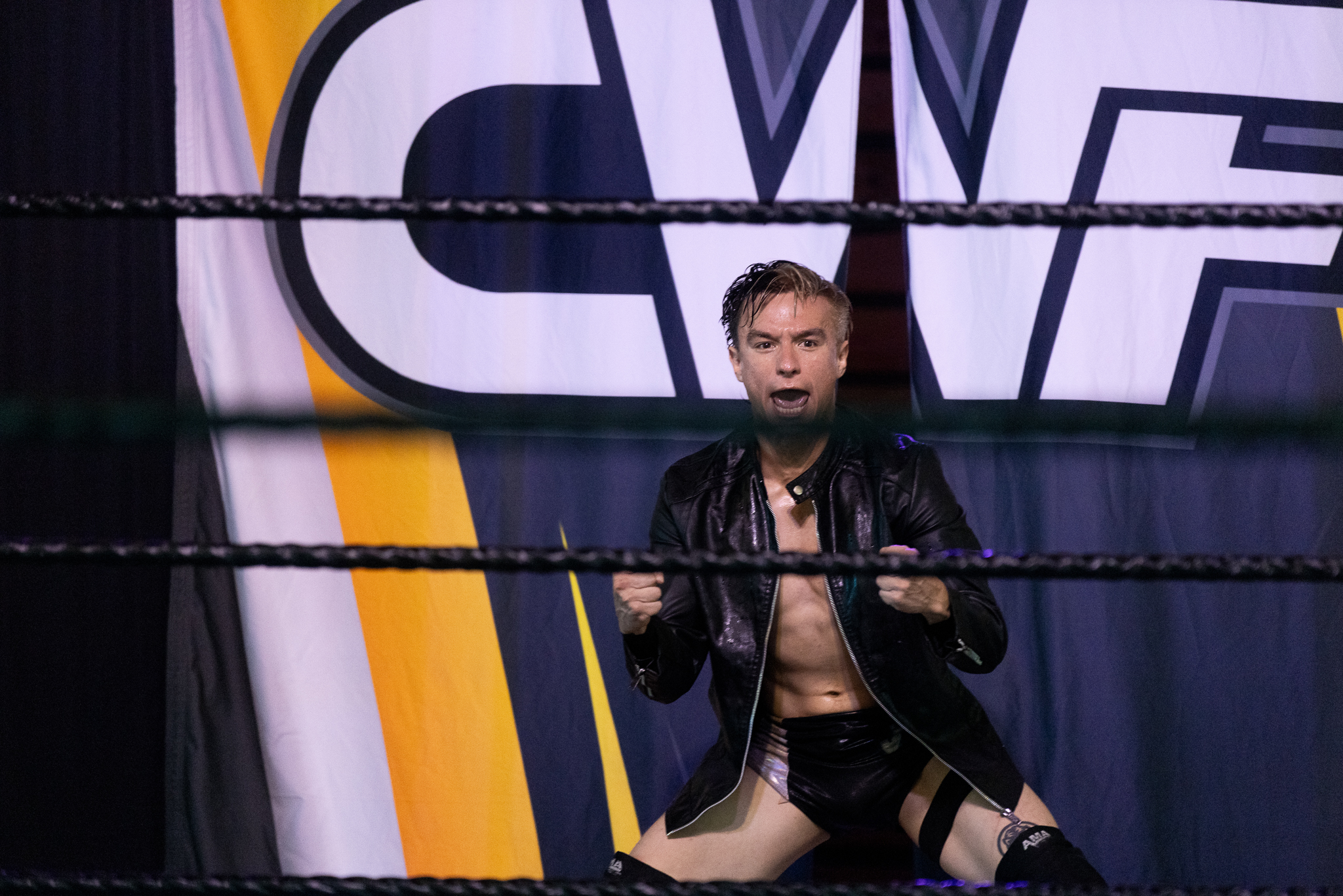 Making an entrance under the CWF banner