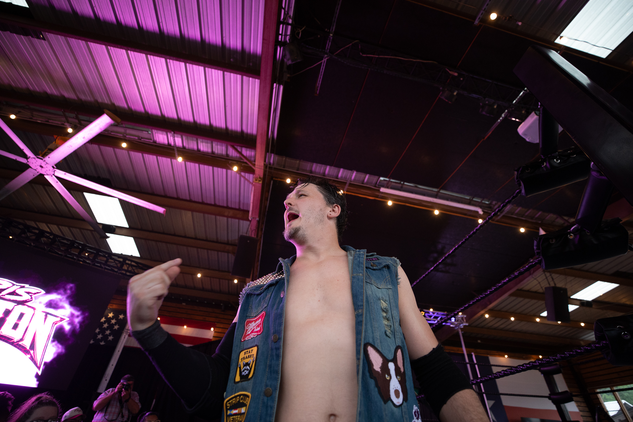 Fired up for the crowd