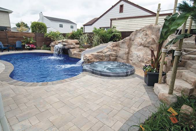 Pool Deck in Westlake, Austin TX