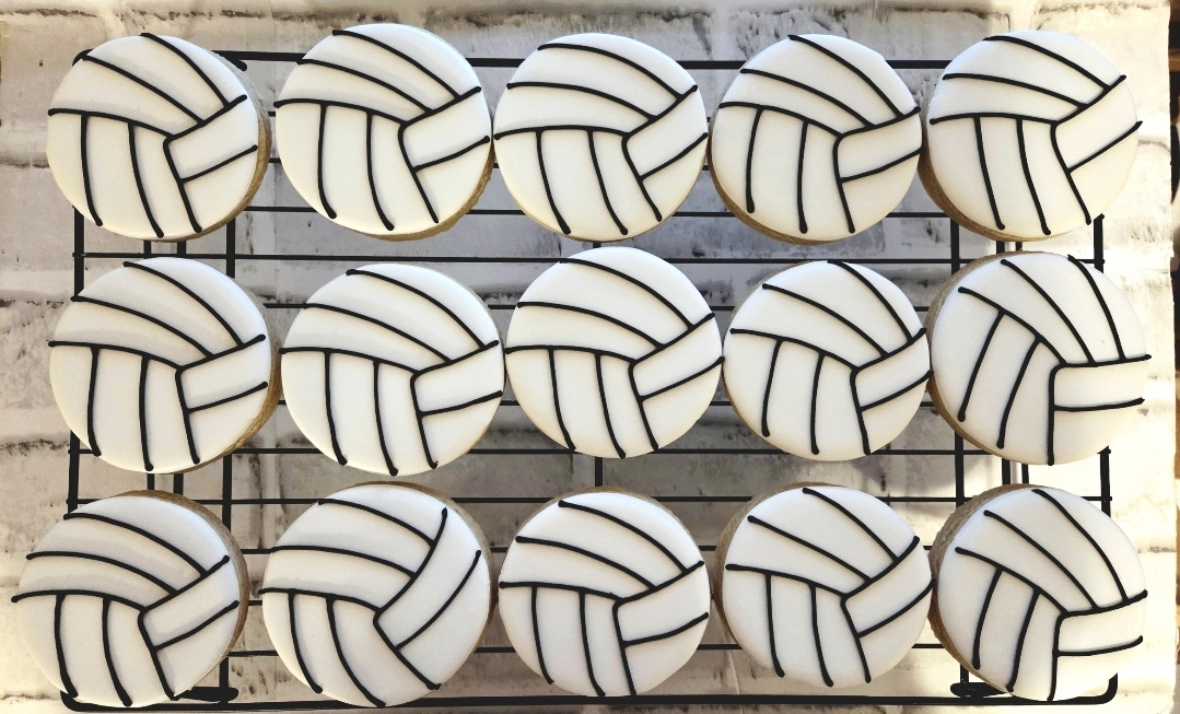Volleyball Team Cookies