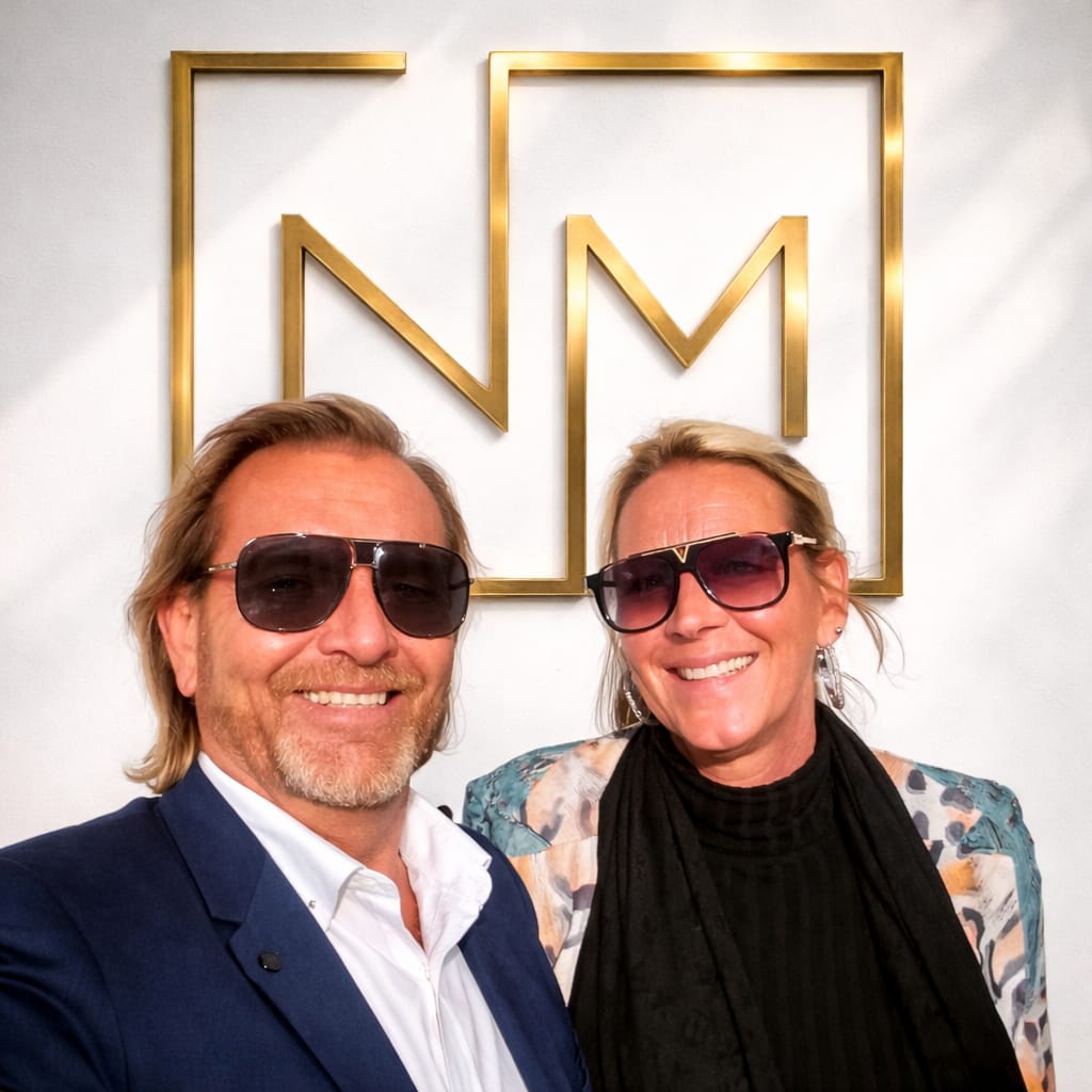 Michael and Nancy Hannes - NM Luxury Estates founders Costa del Sol
