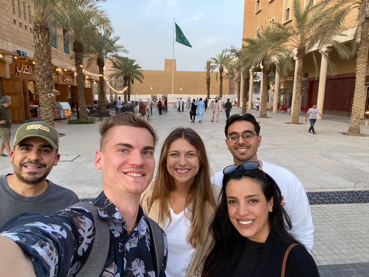 Discovering Riyadh with a group of tourists & entrepreneurs